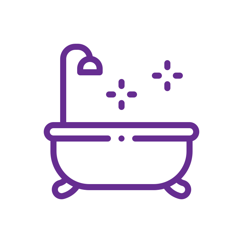 icon for elder care bathing and shower products